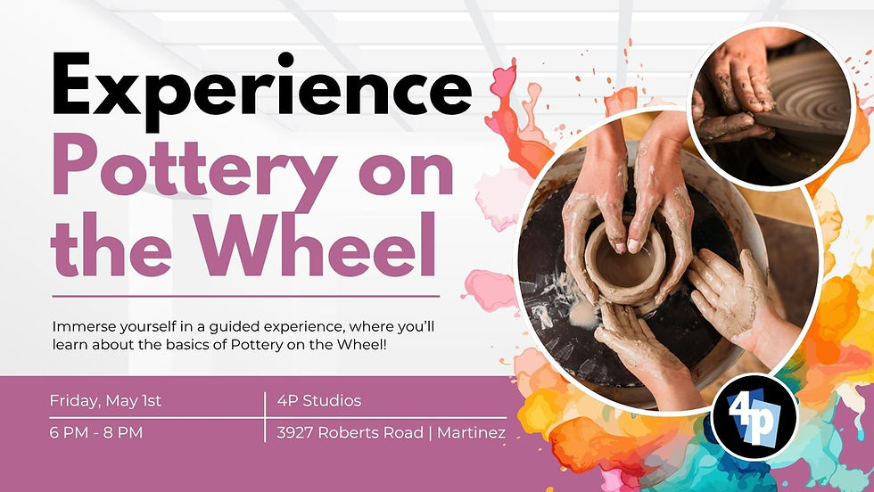 WORKSHOP: Pottery on the Wheel Experience