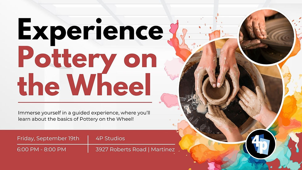 WORKSHOP: Pottery on the Wheel Experience