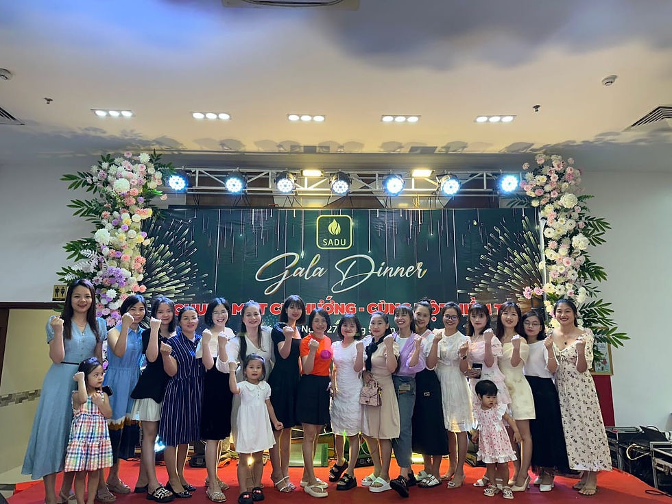 Hình ảnh Gala Dinner của CBCNV Sadu