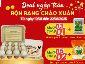 Chào Xuân 2025 Cùng Trứng Gà Thảo Dược Sadu