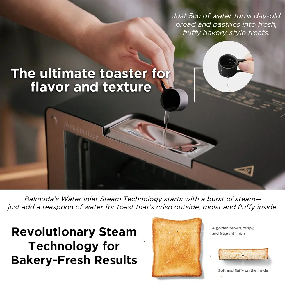 Thumbnail: BALMUDA The Toaster Oven 5 Cooking Modes - Black