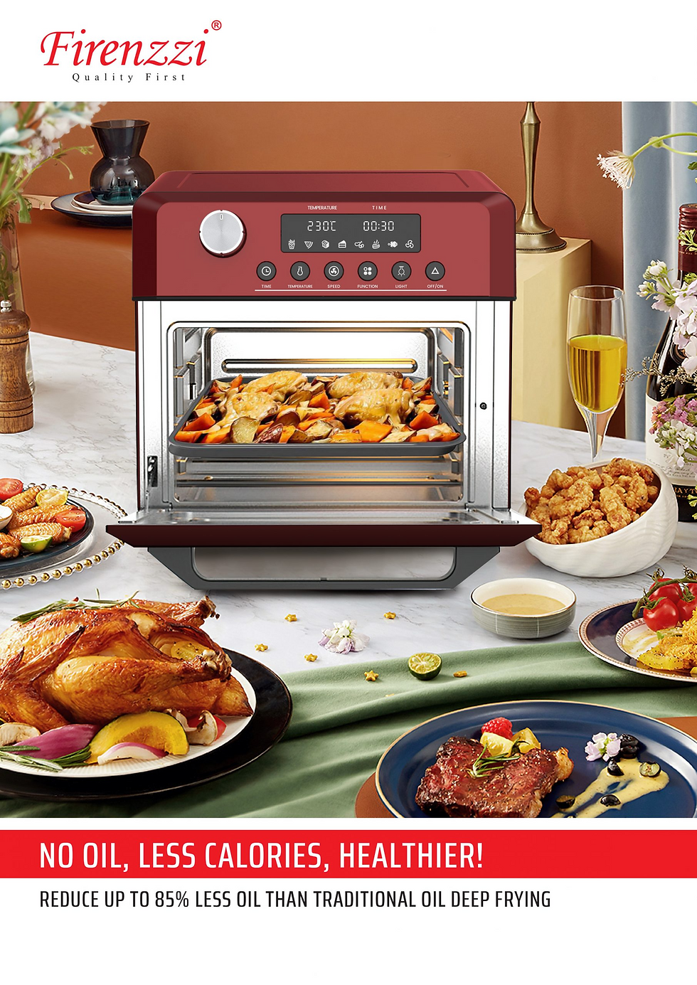 Thumbnail: FIRENZZI 20L AIR FRYER