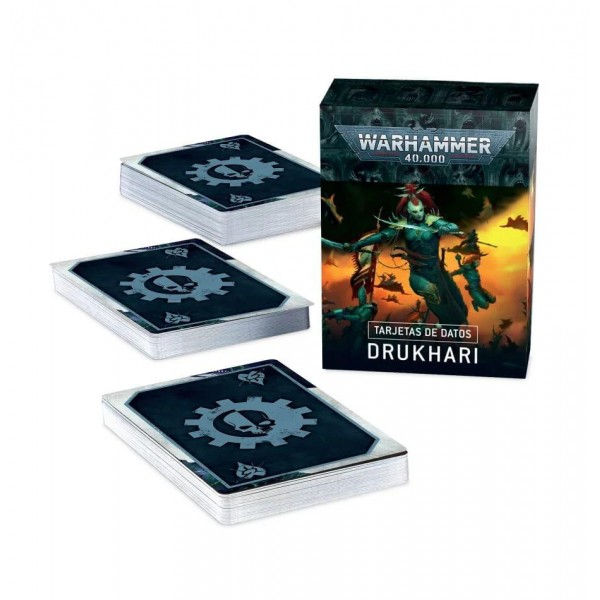 Warhammer 40.000: Tarjetas de datos Drukhari (Datacards)