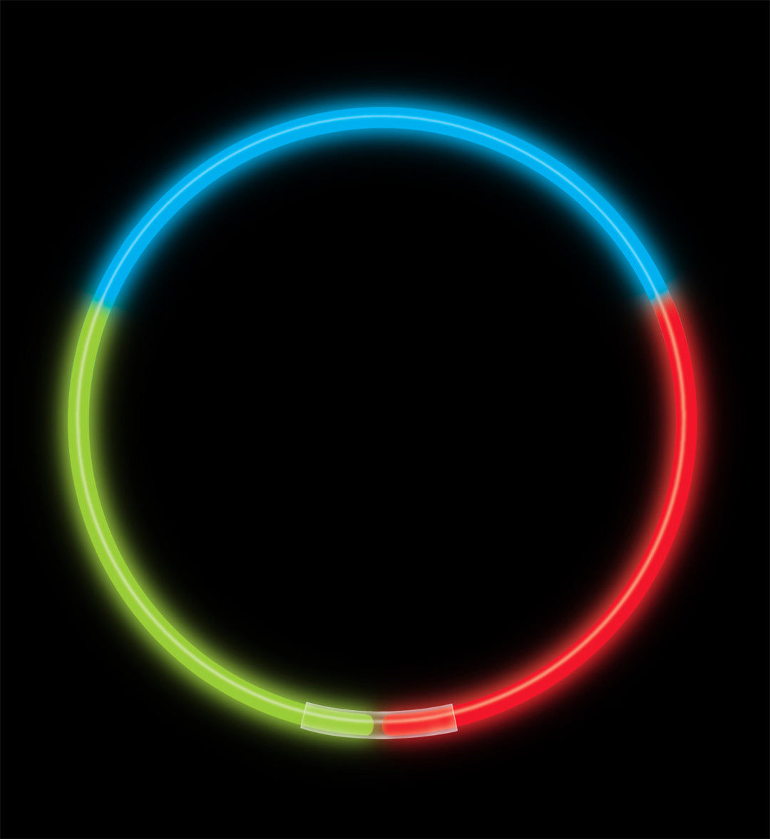 50 Colliers lumineux trois couleurs