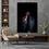 Thumbnail: Black swan on a black background
