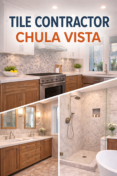 Tile contractor services in Chula Vista