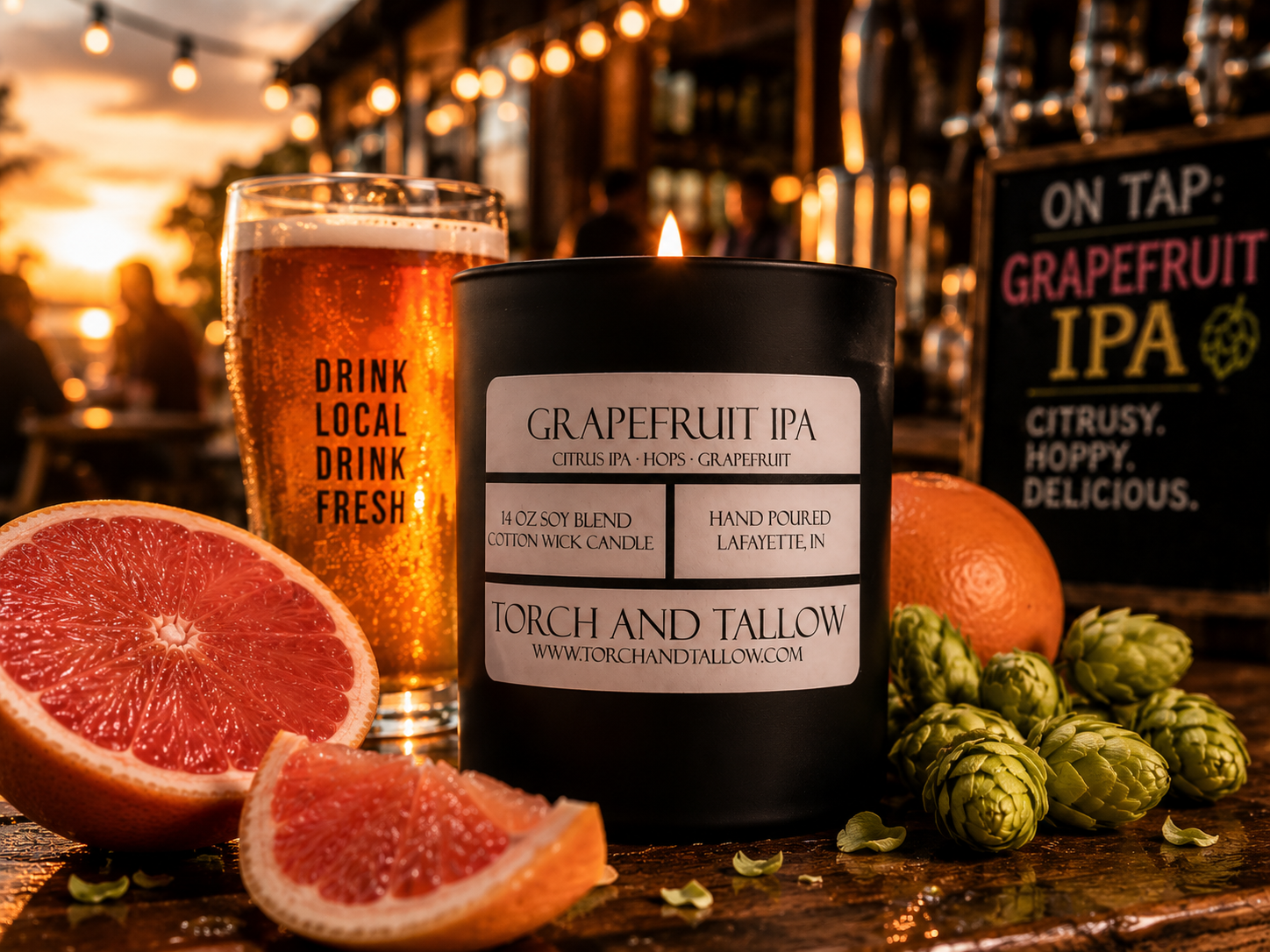 Grapefruit IPA Candle