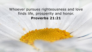 REMINDER: Being Righteous