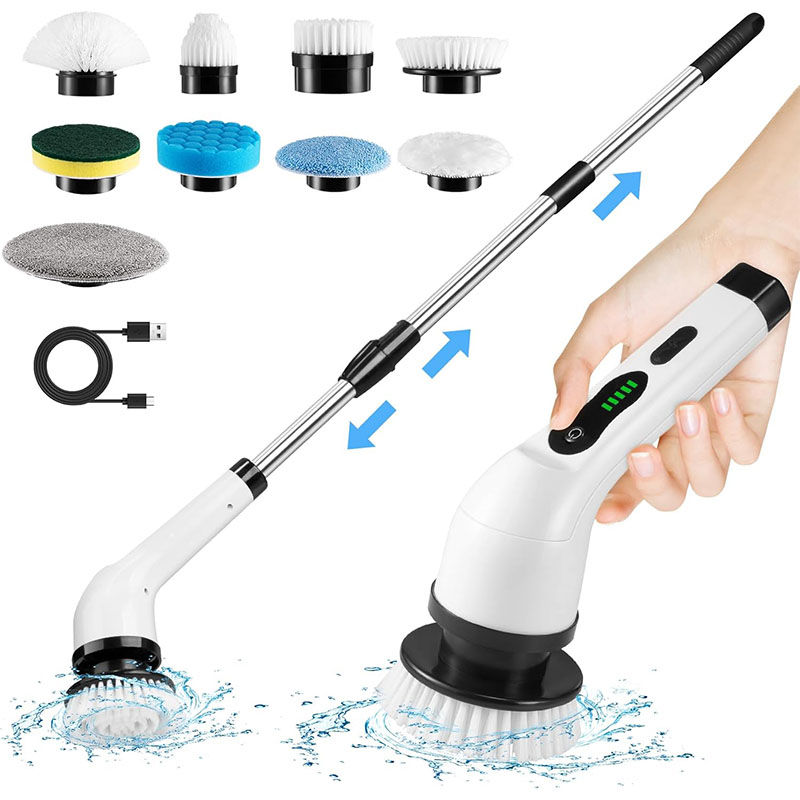 Cordless Spin Scrubber Electric Multipurpose Cleaning Brush for Kitchen Bathroom