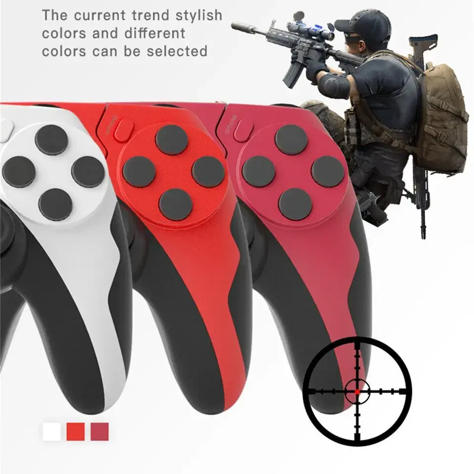 GAMINJA P48 Wireless Gamepad with Six Axis Gyroscope Game Controller For PS4 PS3