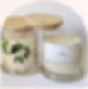 Lilac Scented Glass & Wood Candle, 14oz