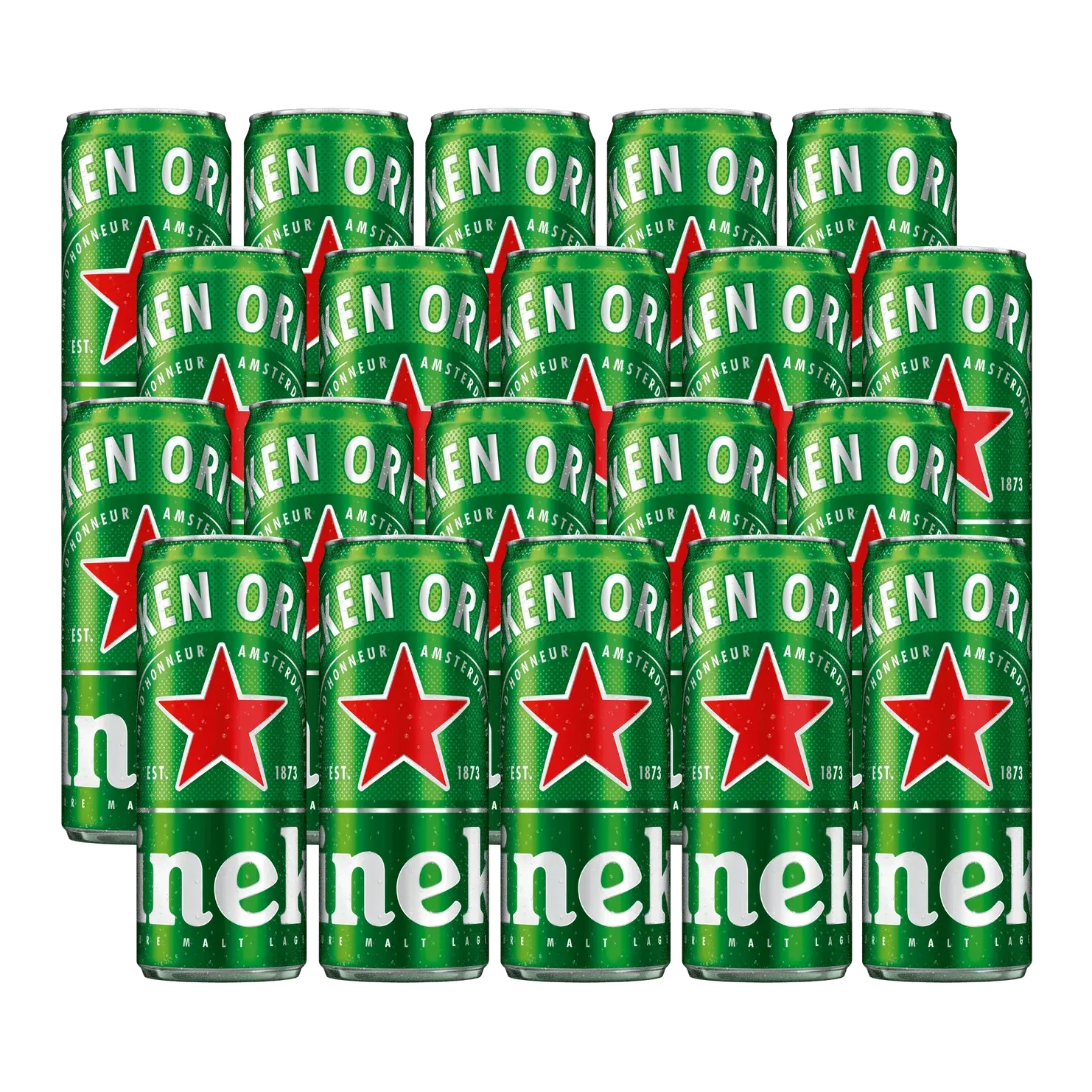 Heineken Original Lager Beer 330 ml Can Case of 24