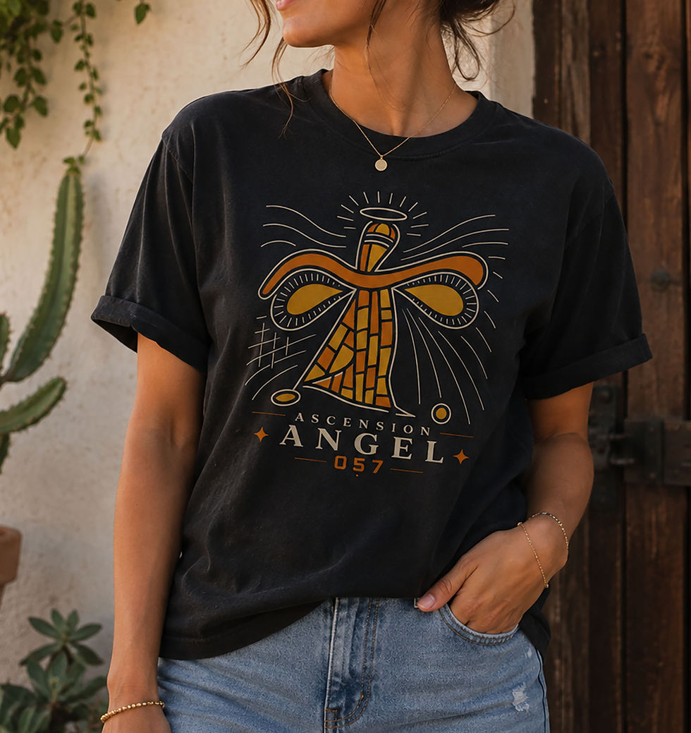 Ascension Angel 057 | Vintage Angel T Shirt