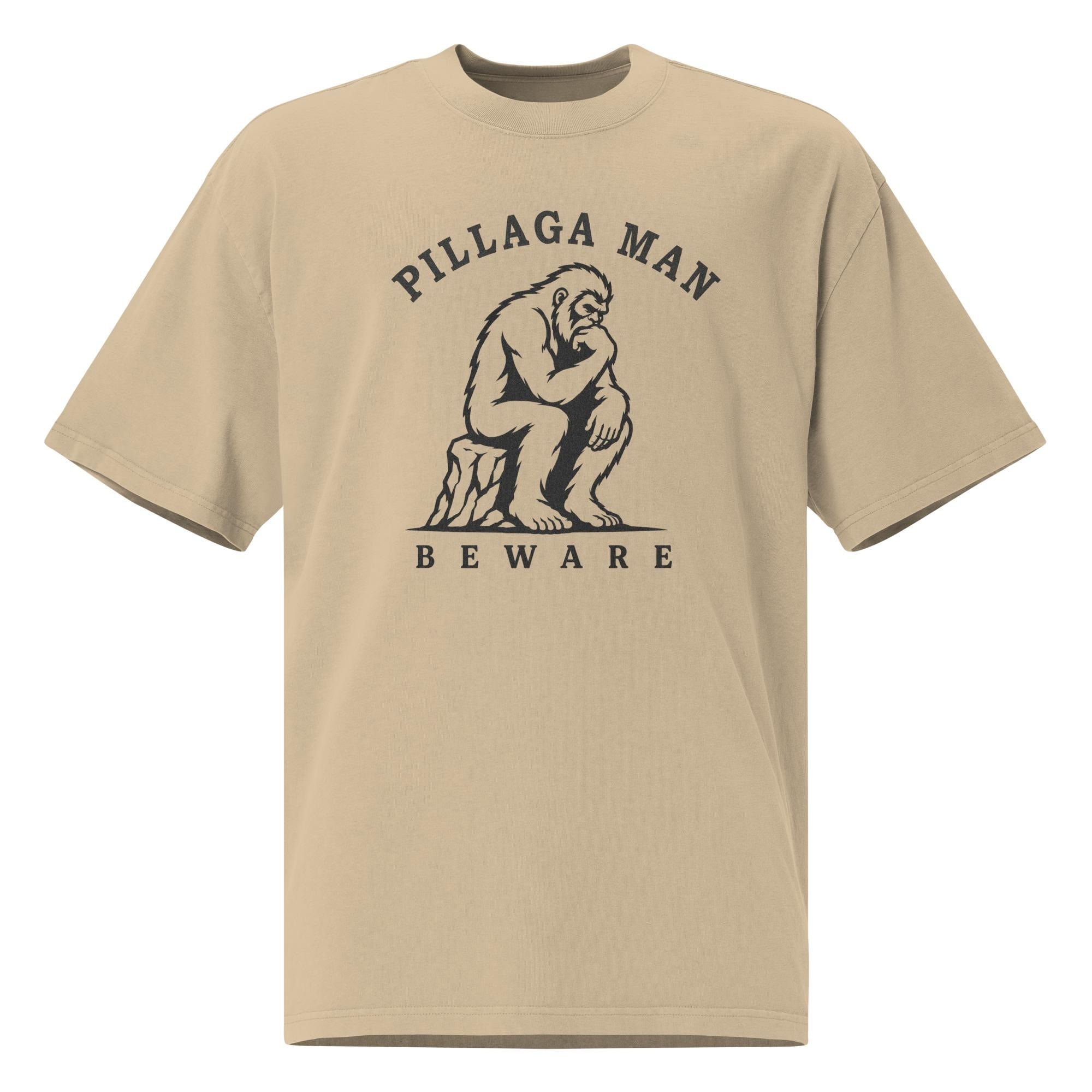 Pillaga Man Oversized T-Shirt | Australian Cryptid Beware Tee