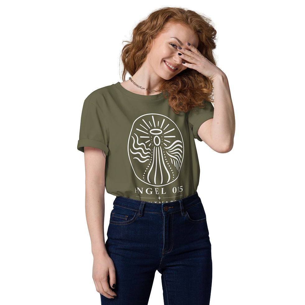 Thumbnail: Angel 015 Lightbearer T-Shirt | Minimalist Angel Graphic