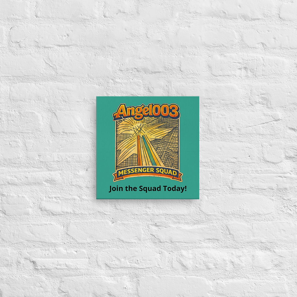 Messenger Angel wall art on canvas