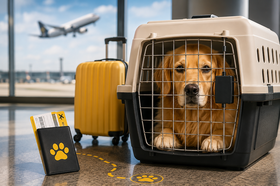 7 erros que podem impedir seu pet de embarcar para outro país
