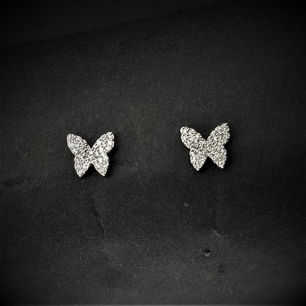 Thumbnail: 18K Gold Butterfly Earring
