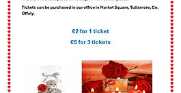 Valentines Raffle in Aid of the OSCPA 