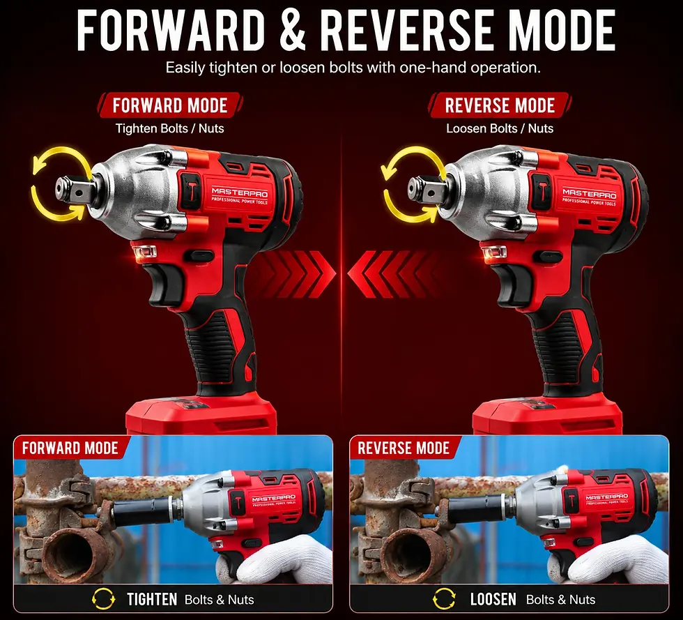 Thumbnail: MP CL IM 4500 MASTER PRO CORDLESS BRUSHLESS IMPACT WRENCH 21V