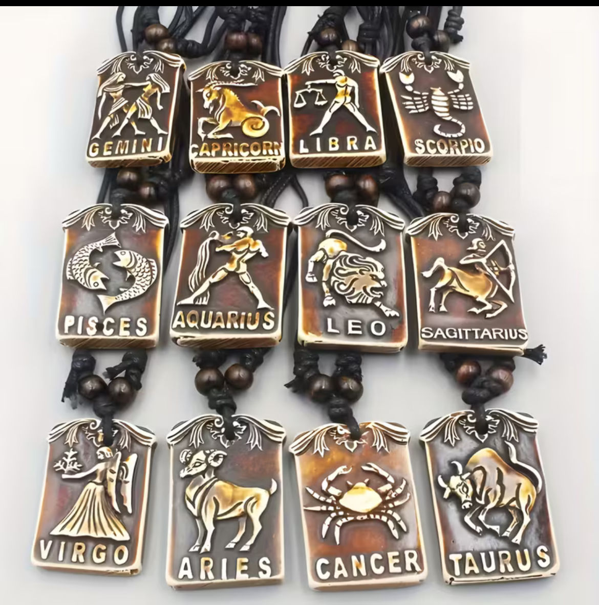 Zodiac Sign Pendant Necklace