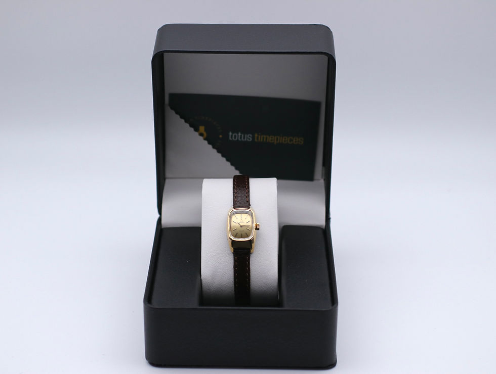 Thumbnail: 1974 Omega De Ville RARE Ladies' Gold-Plated Manual Wind Cut Glass | 511.436