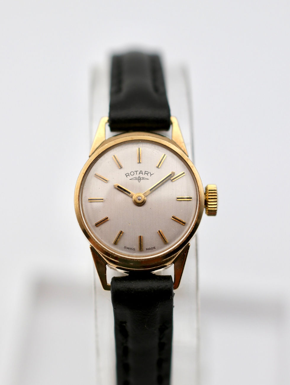 Thumbnail: Rotary 9ct Gold Cased Ladies Vintage Watch | Manual Wind | 18mm | New Strap