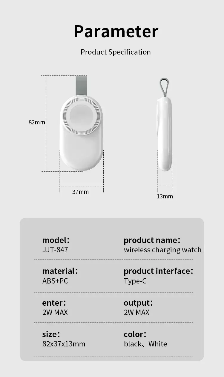 Thumbnail: (mini) Portable Magnetic Wireless Charger for iWatch