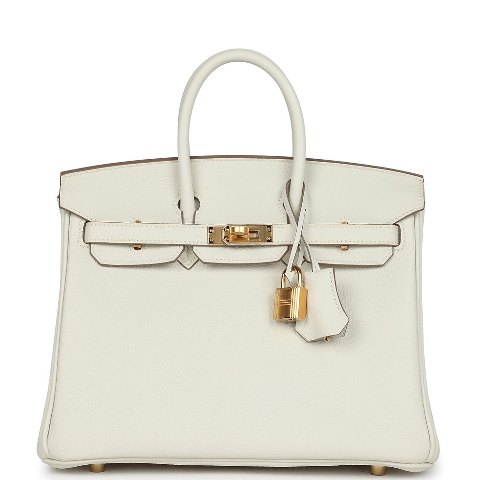 Hermès Birkin 25 Mushroom Togo Gold Hardware