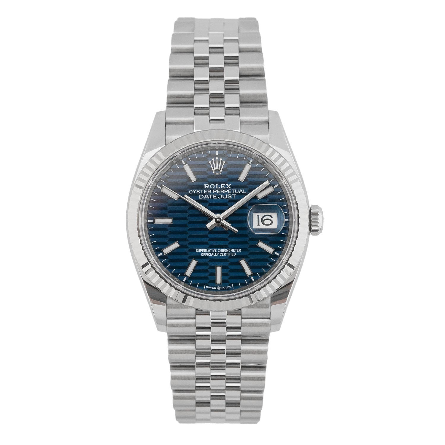 Datejust 36mm Blue Motif Dial 2023 - 126234