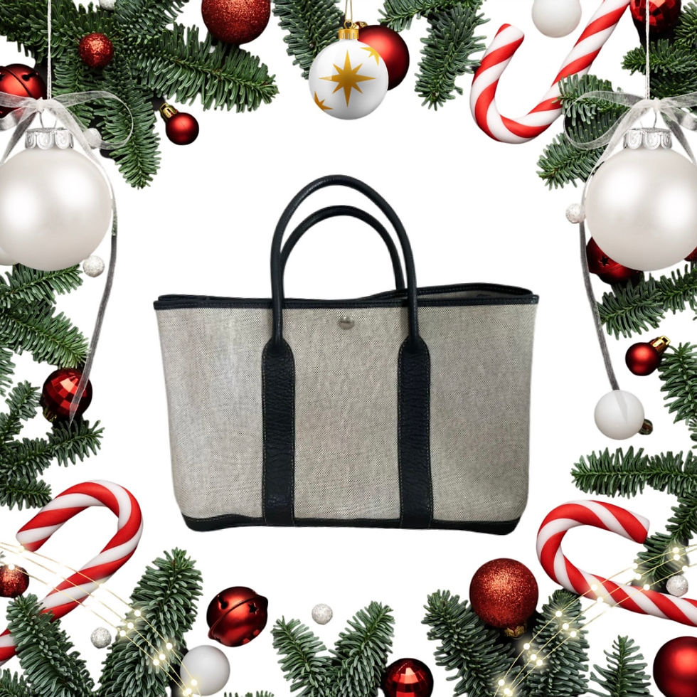 Hermès Garden Party 36 Panda Black & White