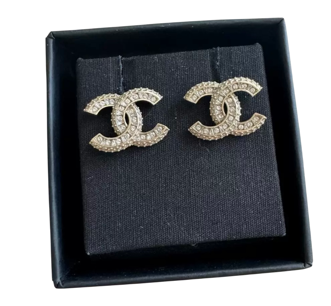 Chanel 23B CC Earrings Full Set