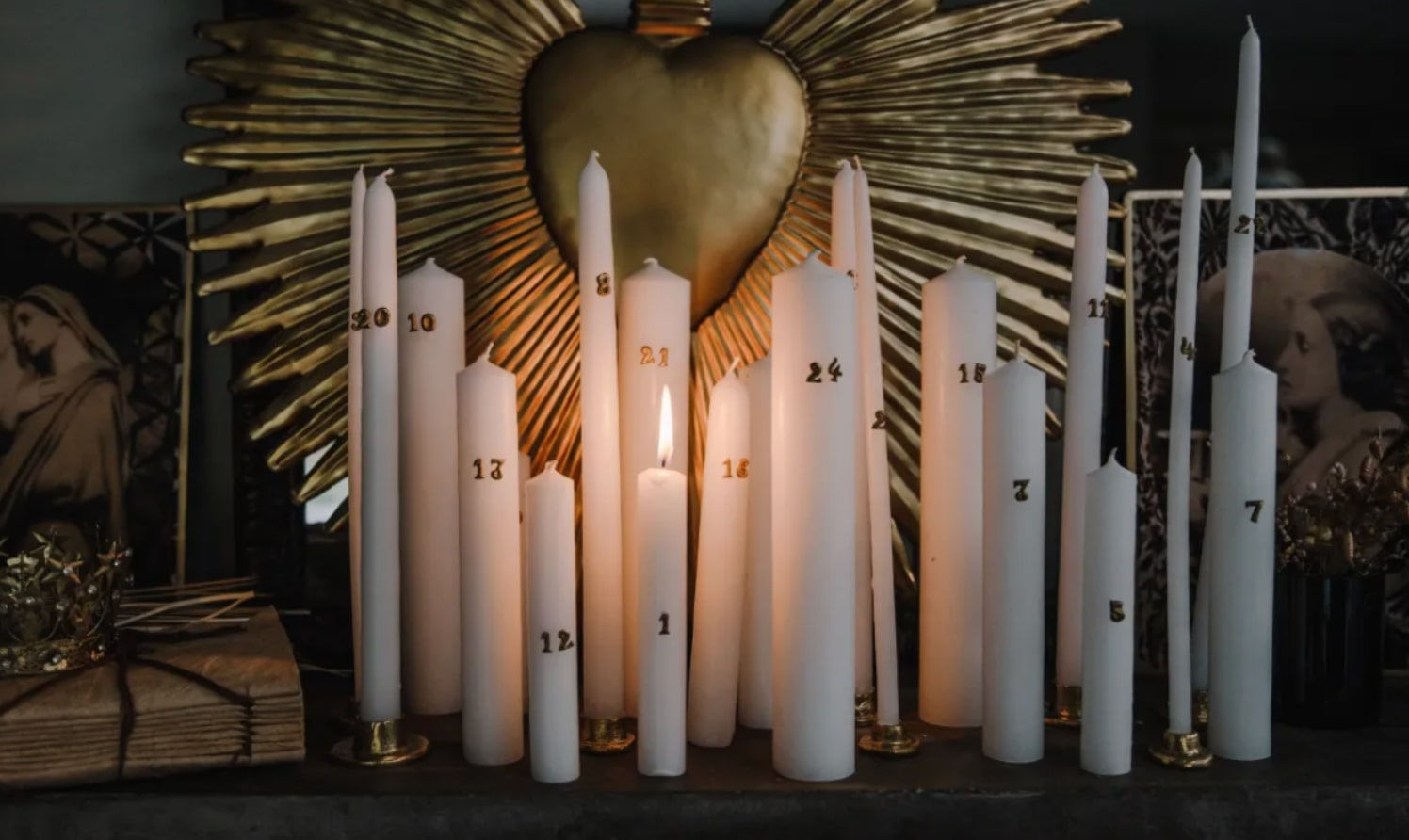 Bijou de bougie avent