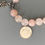 Thumbnail: Elegant Women's Rose Quartz Stacked Bracelet Set with Mismatched Gemstones