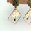 Thumbnail: Long Gold and Copper Clip on Dangle Earrings - Comfortable Lightweight Jewelry