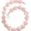 Thumbnail: Handcrafted  Rose Quartz Necklace: Sterling Silver Clasp, Healing Crystal