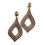 Thumbnail: Contemporary Handcrafted Wooden Clip-on Earrings for Women