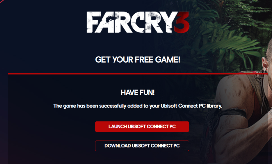 FAR CRY 3 is now FREE if you register before 11th September 2021
