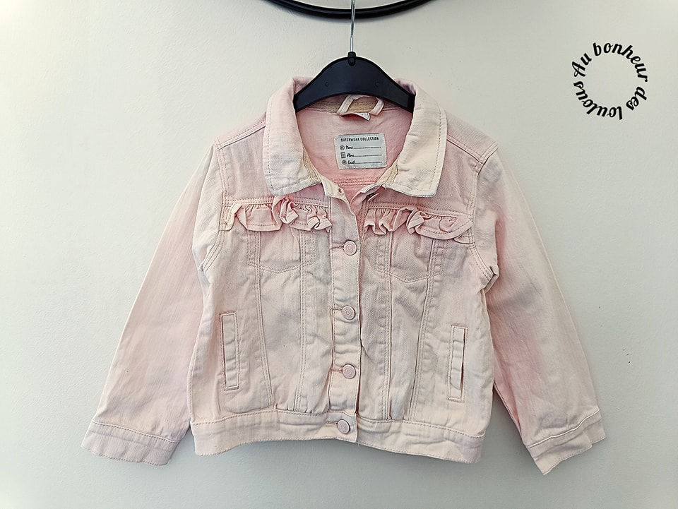 4 ans veste en jean tape a l'oeil 