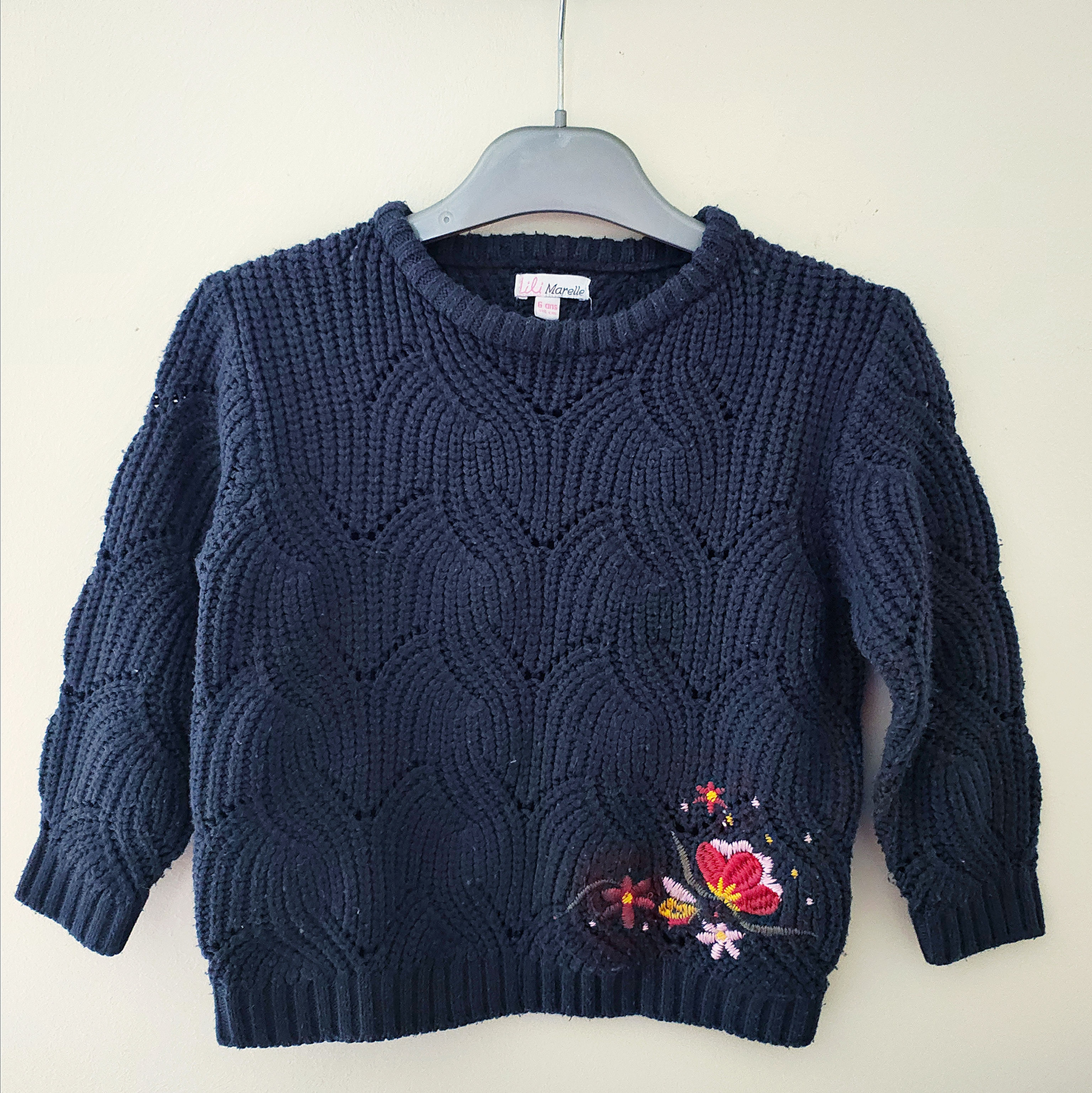 6 ans pull maille Lili marelle 