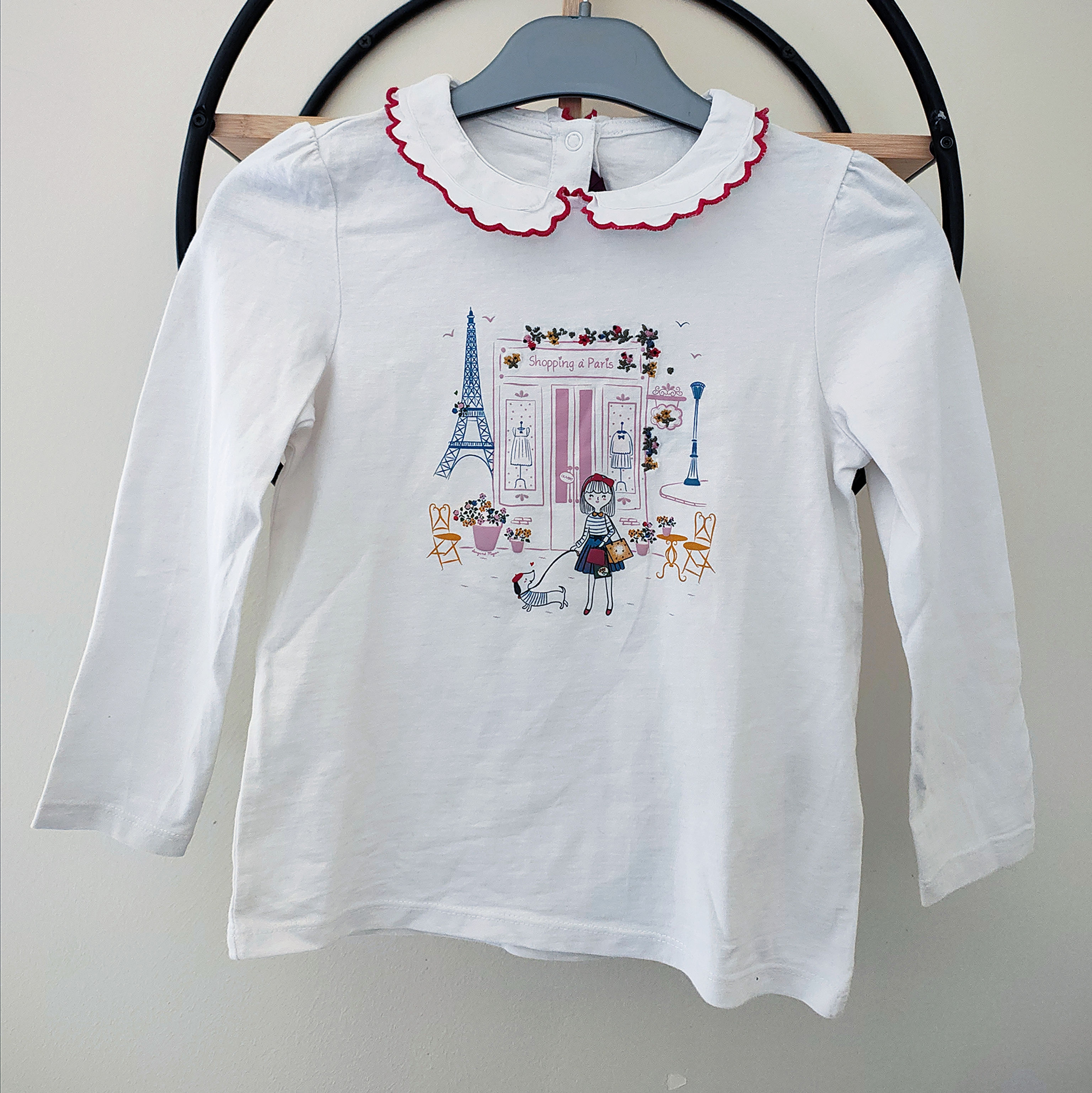 6 ans teeshirt a col sergent major 