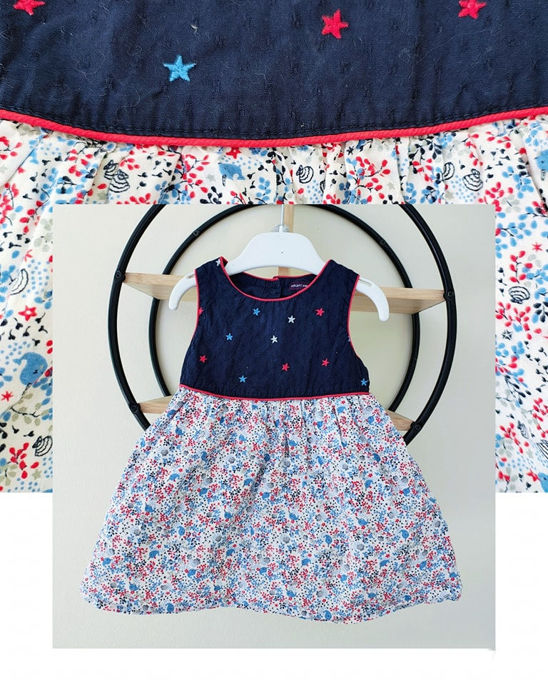 12 mois robe éte sergent major 