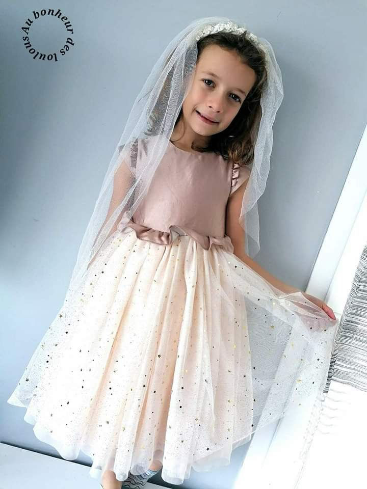 5-6 ans robe soirée fete cérémonie créateur tape a l oeil ( robe en vente unique