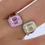 Miniature : Bague en Argent 925 ( Oxyde Jaune et Rose)