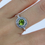 Miniature : Bague en Argent 925 (Péridot - Marcassites)