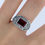 Miniature : Bague en Argent 925 (Grenat - Marcassites)