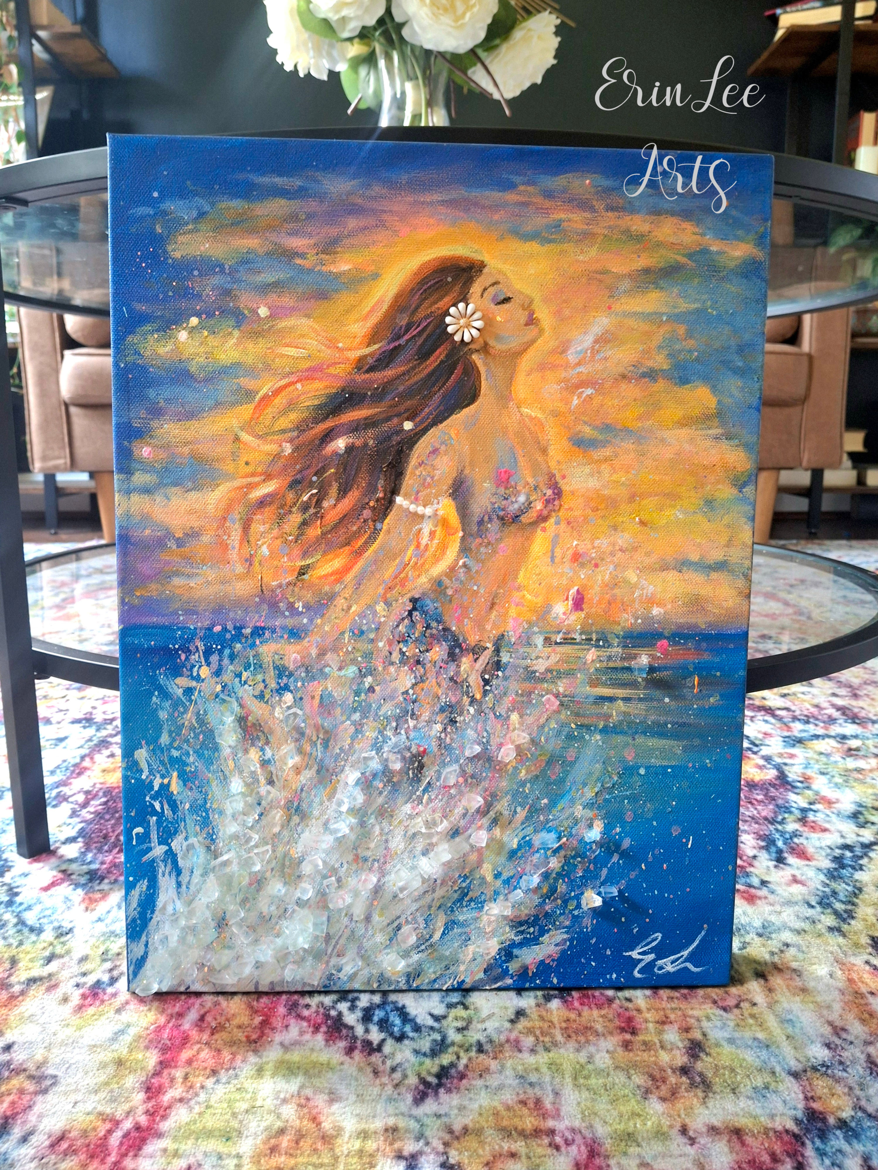 Original splashing mermaid