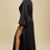 Thumbnail: Women’s Black Satin Ultra Maxi Gown