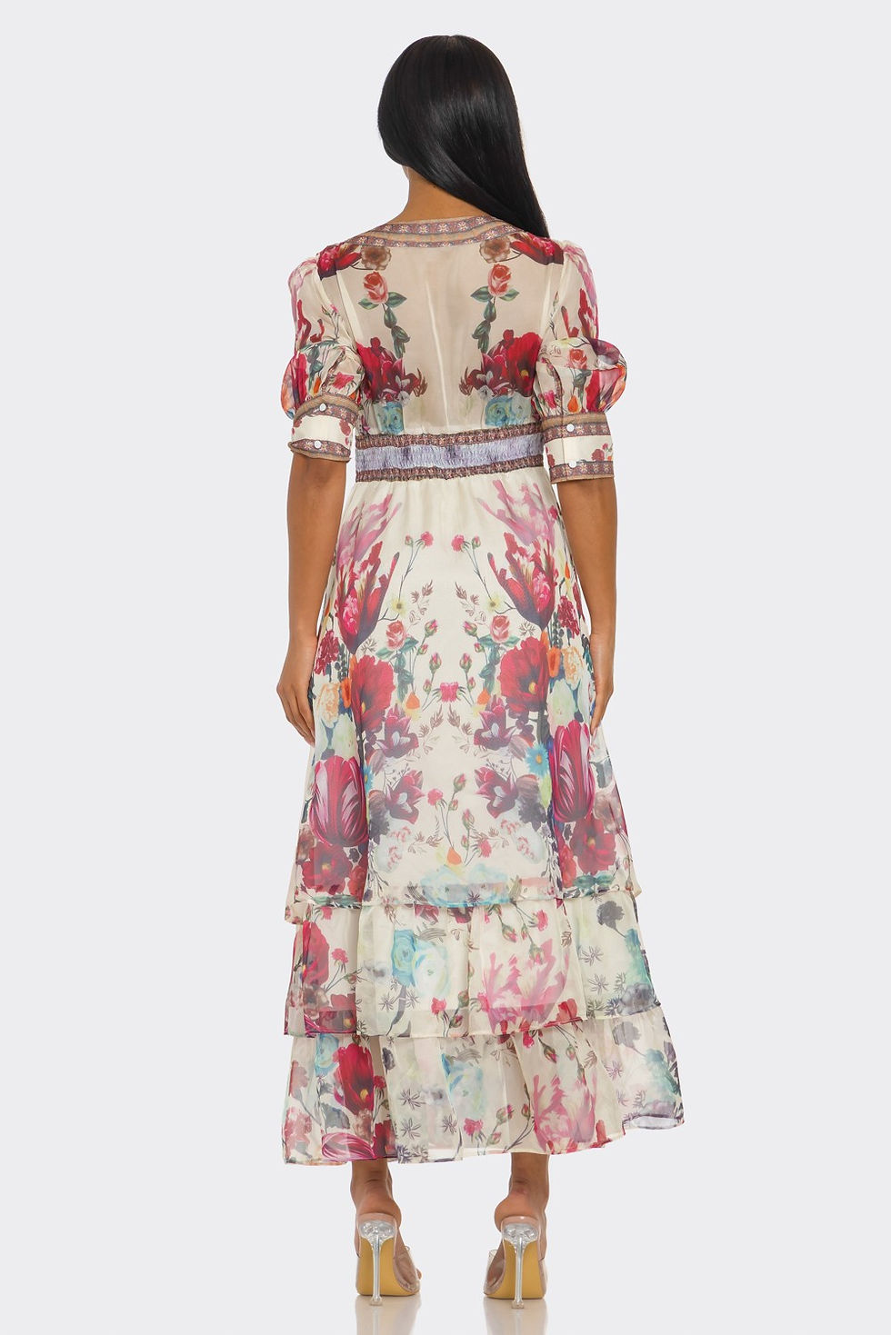 Thumbnail: Women’s Floral Enchantment Maxi Dress