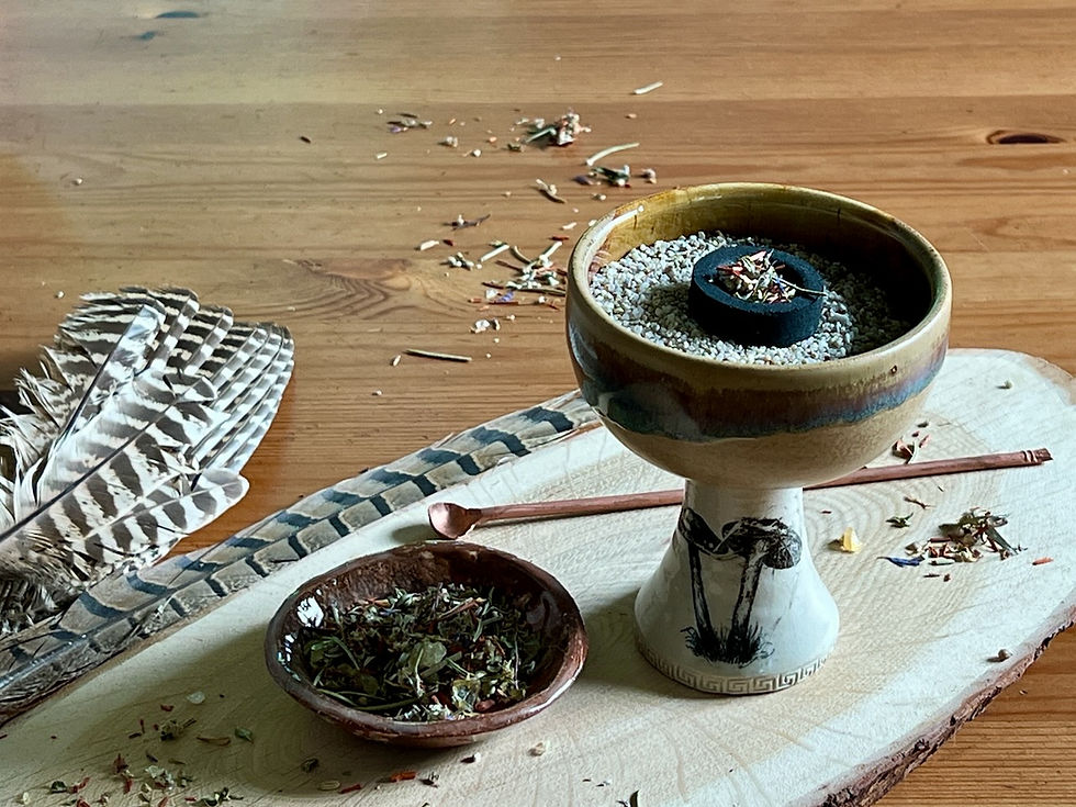 Miniaturbild: Midi-Räucherkelch "Zauberpilz 2"